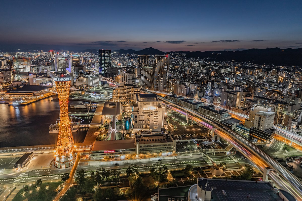 Night view of Kobe