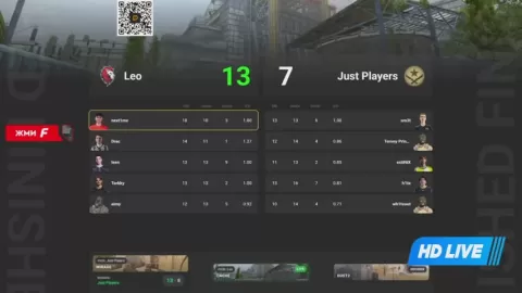 Poster siaran Leo VS Just Players