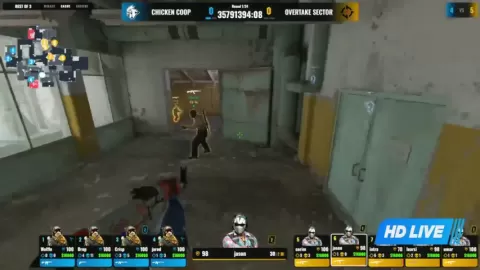 Poster siaran Overtake Sector VS Chicken Coop