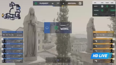 Poster siaran FlyQuest VS Abyssal
