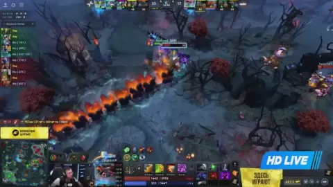 Poster siaran Aurora Gaming VS LGD Gaming