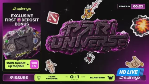 Poster siaran Team Synapse VS BlasterbI