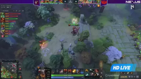 Poster siaran Teamdk VS Amaru Gaming