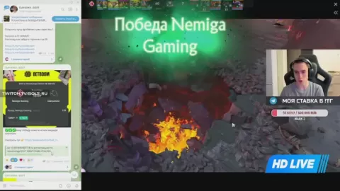Poster siaran Nemiga Gaming VS Kalmychata