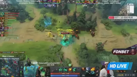 Poster siaran Team Legion VS TBD