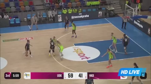 Poster siaran ZVVZ USK Prague Women VS Sokol Hradec Kralove Women