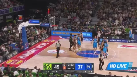 Poster siaran South East Melbourne Phoenix VS Melbourne United