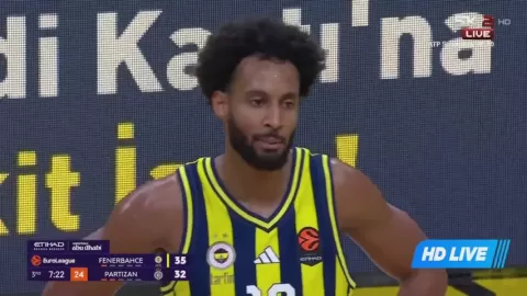 Poster siaran Fenerbahçe Tarfin VS Partizan Mozzart Bet Beograd