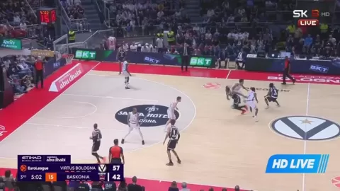 Poster siaran Virtus Bologna VS Baskonia Vitoria