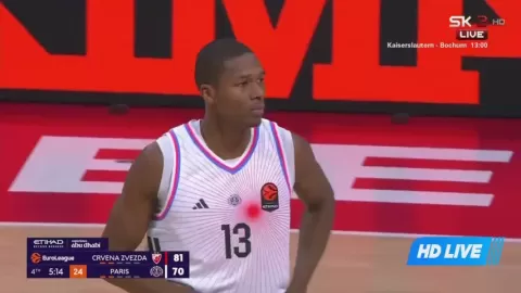 Poster siaran Crvena Zvezda Belgrade VS Paris
