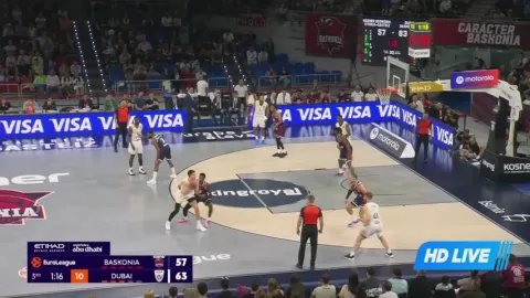 Poster siaran Baskonia Vitoria VS Dubai