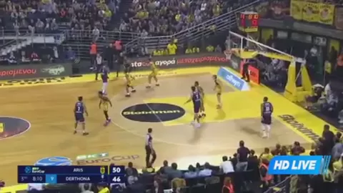 Poster siaran Aris Thessaloniki B.C. VS Derthona Basket