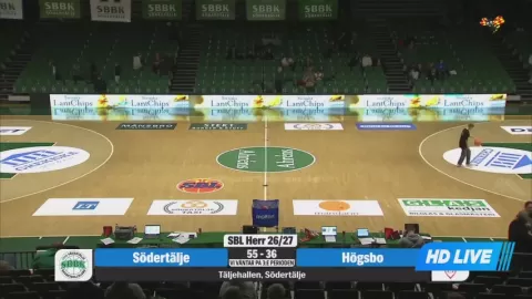 Poster siaran Sodertalje BBK VS Hogsbo Basket