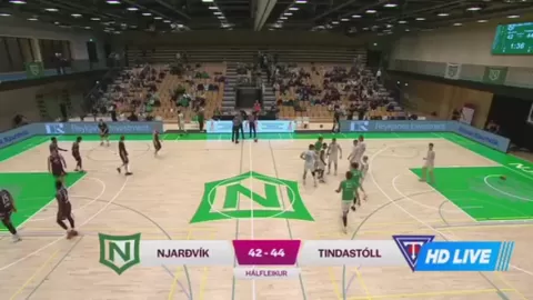 Poster siaran UMFN Njardvik VS U.M.F. Tindastoll