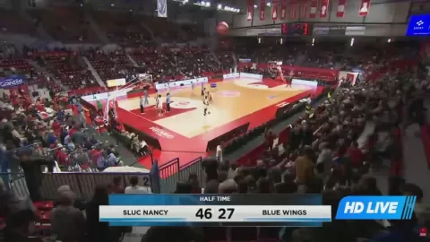 Poster siaran Nancy VS Nitra Blue Wings