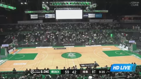 Poster siaran Yokohama Excellence VS Gifu Swoops