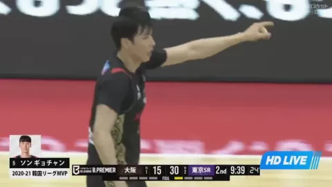 Poster siaran Osaka Evessa VS Tokyo Sunrockers