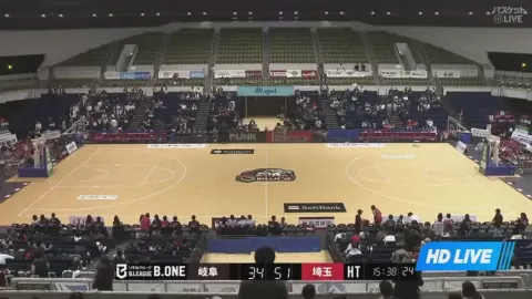 Poster siaran Gifu Swoops VS Saitama Broncos
