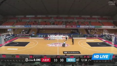 Poster siaran Tokyo Hachioji Trains VS Tokyo United Basketball Club