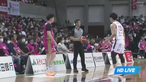 Poster siaran Akita Northern Happinets VS Kawasaki Brave Thunders