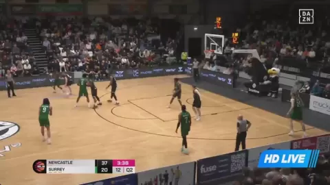 Poster siaran Newcastle Eagles VS Surrey 89ers
