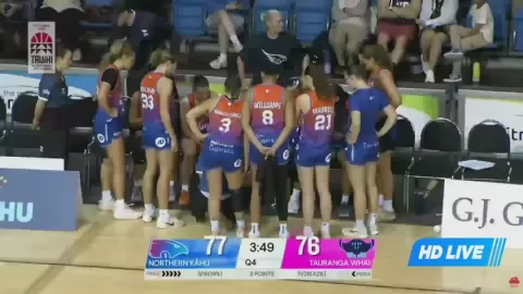 Poster siaran Northern Kahu Women VS Tauranga Whai Women