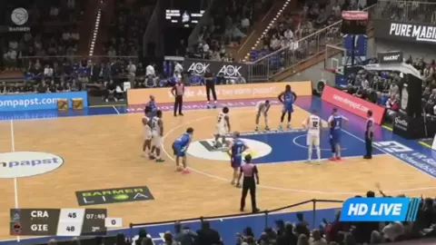 Poster siaran HAKRO Merlins Crailsheim VS LTi Giessen 46ers