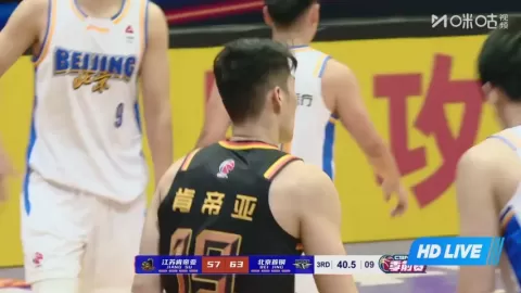 Poster siaran Jiangsu Dragons Kentier VS Beijing Shougang Ducks