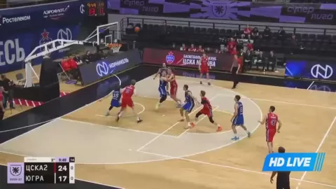 Poster siaran CSKA Moscow 2 VS Yugra Surgut