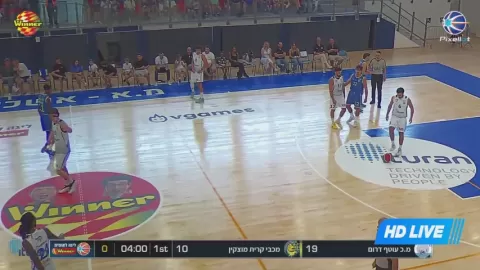 Poster siaran Otef Darom VS Maccabi Kiryat Motzkin