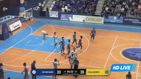 Poster siaran Targu Mures VS BC Steaua Bucuresti