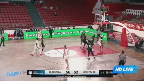 Poster siaran Lisboa e Benfica VS Denizli Basket