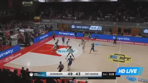 Poster siaran Würzburg VS MZT Skopje