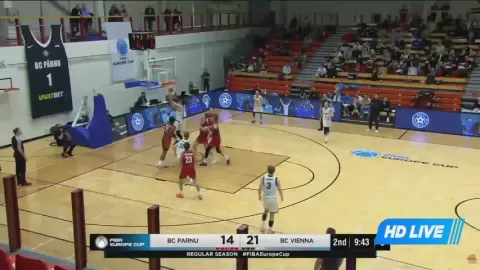 Poster siaran KK Parnu VS Basket Club Vienna