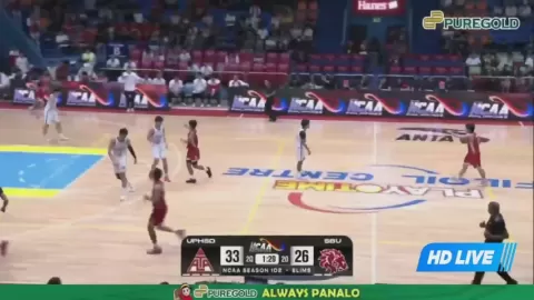 Poster siaran UPHSD Altas VS San Beda Red Lions
