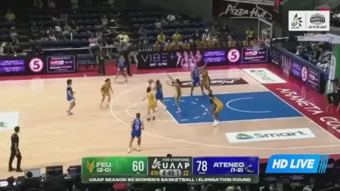 Poster siaran FEU Lady Tamaraws Women VS ADMU Eagles Women