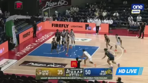Poster siaran UST Growling Tigers VS NU Bulldogs