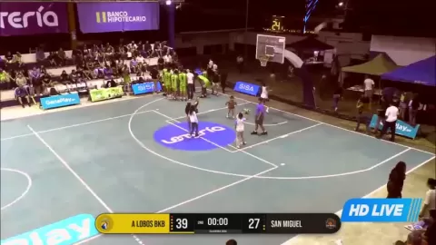 Poster siaran Lobos BKB Chalchuapa VS Aguilar basketball team