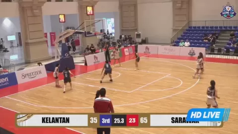 Poster siaran Kelantan Women VS Sarawak Women