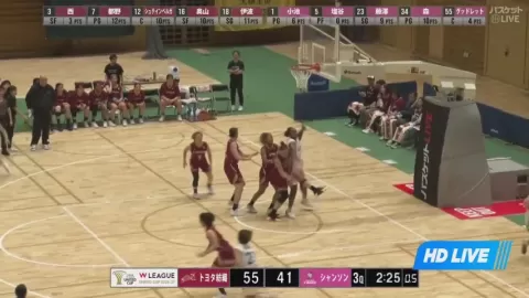Poster siaran Toyota Sunshine Rabbits Women VS Chanson V Magic Women