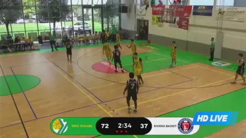 Poster siaran SAV Vacallo Basket VS Union Lavaux Riviera Basket