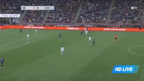 Poster siaran New England Revolution vs Chicago Fire