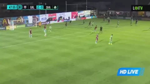 Poster siaran Galway United FC VS Shamrock Rovers