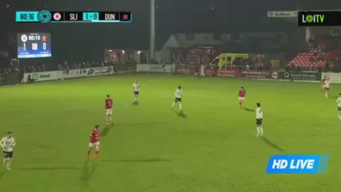 Poster siaran Sligo Rovers VS Dundalk
