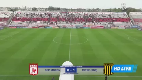 Poster siaran Deportivo Moron VS Atletico Mitre de Santiago del Estero
