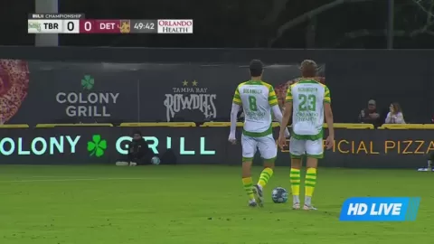 Poster siaran Tampa Bay Rowdies VS Detroit City