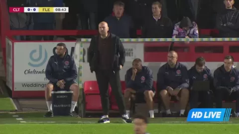 Poster siaran Cheltenham Town VS Fleetwood Town