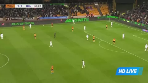 Poster siaran Wolverhampton Wanderers VS Bolton Wanderers