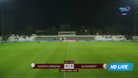 Poster siaran Ararat-Armenia FC VS Alashkert Yerevan