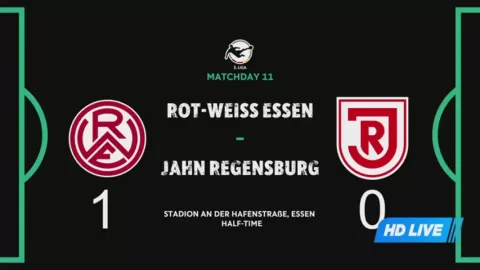 Poster siaran Rot-Weiss Essen VS Jahn Regensburg